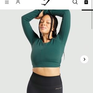 Gymshark x Whitney Simmons Long sleeve Crop Top